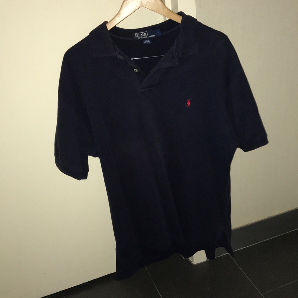 Vintage 80s/90s Ralph polo collard shirt